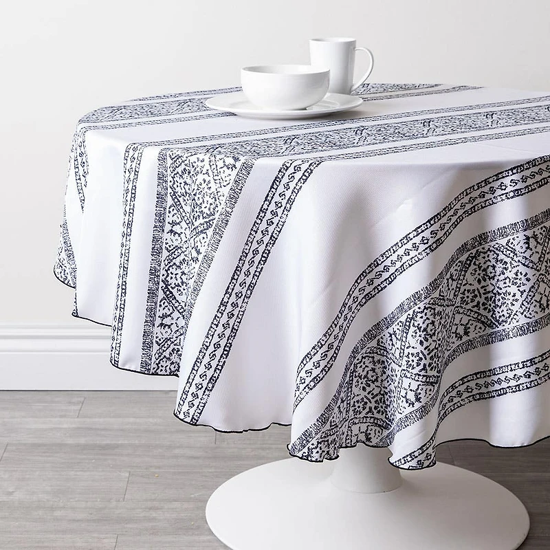 Myles Promo Polyester Tablecloth 60" Round (Asstd.)