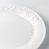 Gibson Home Fruitful Durastone Serving Platter 19" Oval (White)