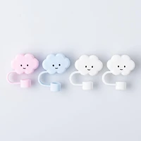 Pure Fun Straw 'Assorted' Straw Caps - Set of 4