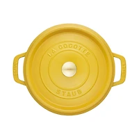 Staub France Cast Iron Round Cocotte (Citron)