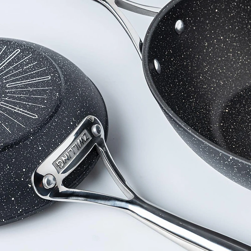 Zwilling Constellation Non-Stick Frypan-Wok Combo - Set of 2 (Black)