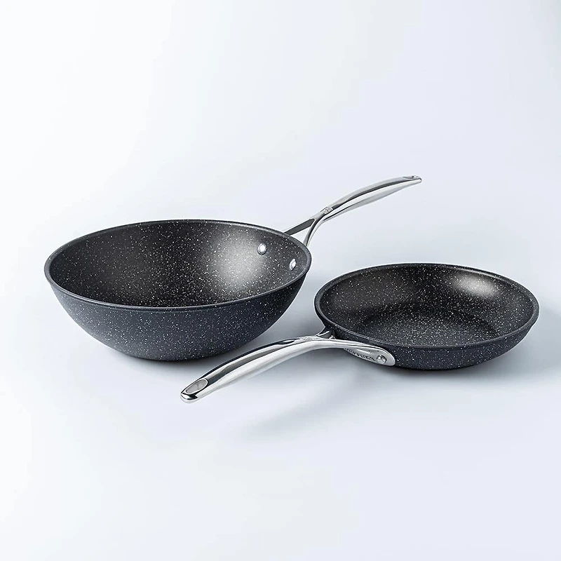 Zwilling Constellation Non-Stick Frypan-Wok Combo - Set of 2 (Black)