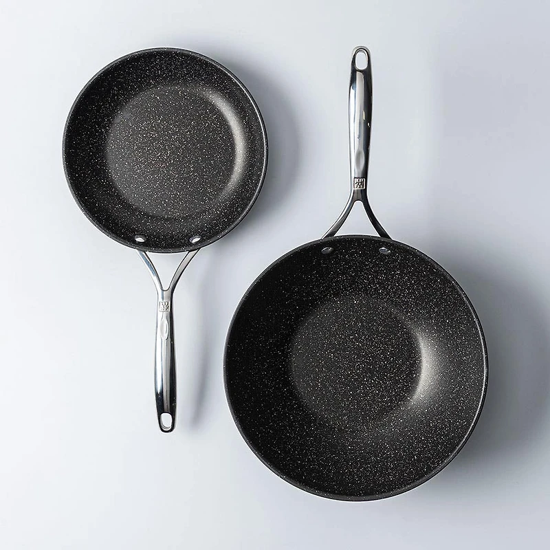 Zwilling Constellation Non-Stick Frypan-Wok Combo - Set of 2 (Black)
