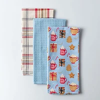 Harman Christmas 'Christmas Cookie' Cotton Kitchen Towel - Set of 3
