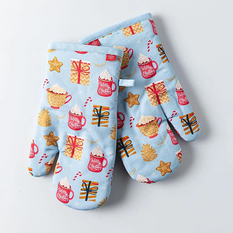 Harman Christmas 'Christmas Cookie' Cotton Oven Mitt - Set of 2