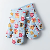 Harman Christmas 'Christmas Cookie' Cotton Oven Mitt - Set of 2