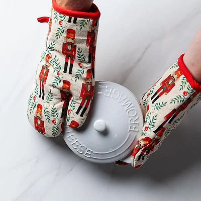 Harman Christmas 'Nutcracker' Cotton Oven Mitt - Set of 2