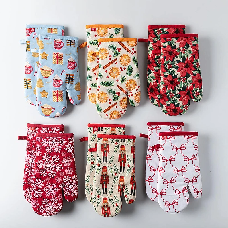 Harman Christmas 'Nutcracker' Cotton Oven Mitt - Set of 2