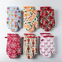 Harman Christmas 'Nutcracker' Cotton Oven Mitt - Set of 2
