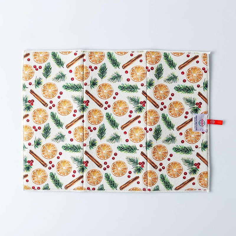 Harman Christmas 'Mulled Wine' Microfibre Dish Drying Mat