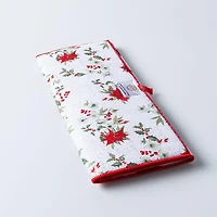 Harman Christmas 'Shimmer Poinsettia' Microfibre Dish Drying Mat