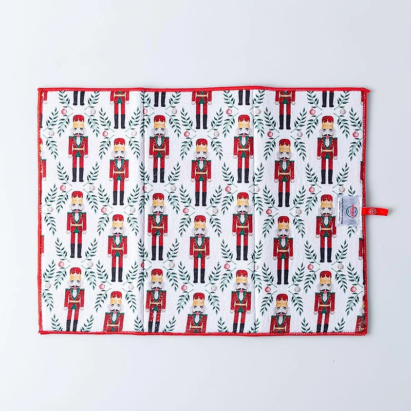 Harman Christmas 'Nutcracker' Microfibre Dish Drying Mat