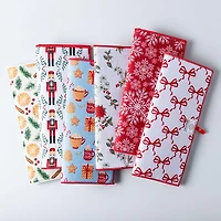 Harman Christmas 'Bow Repeat' Microfibre Dish Drying Mat