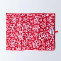 Harman Christmas 'Elegant Snowflake' Microfibre Dish Drying Mat