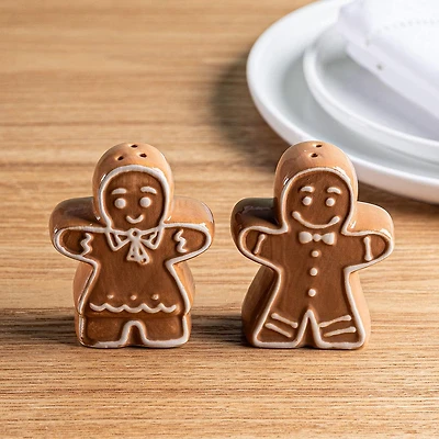 Harman Christmas 'Gingerbread' Salt and Pepper Shaker - Set of 2