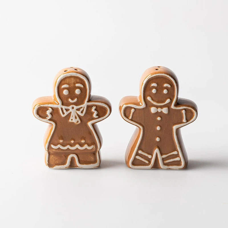 Harman Christmas 'Gingerbread' Salt and Pepper Shaker - Set of 2