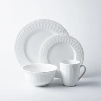 A La Carte 'Petal' Open Stock Bowl (White)