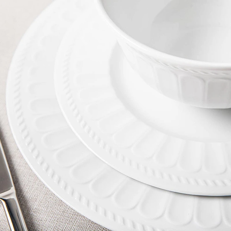 A La Carte 'Petal' Open Stock Bowl (White)