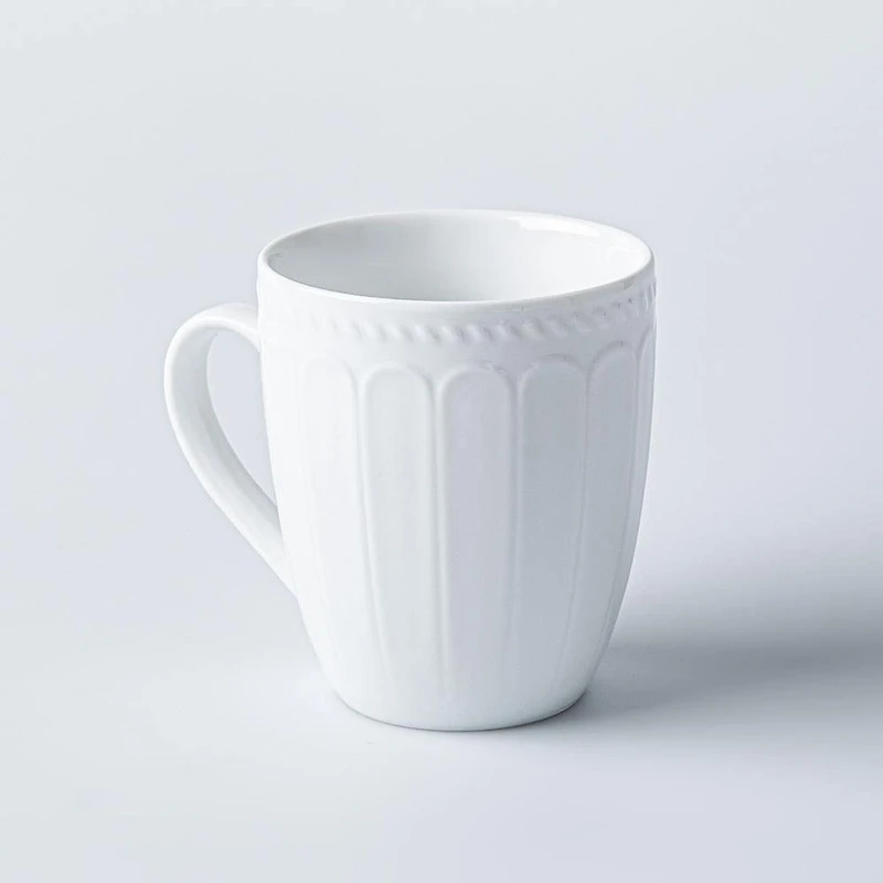 A La Carte 'Petal' Open Stock Mug 420ml (White)