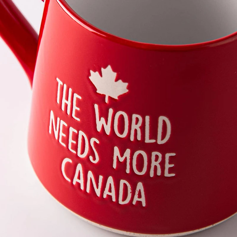 Koppers Big Bottom 'More Canada' Mug (Red/White)