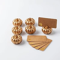 Harman Pumpkin Place Card Holder - Set of 6 (Gold)