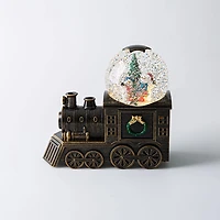 KSP Christmas Wonder 'Train' LED Snowglobe (Antique Gold)