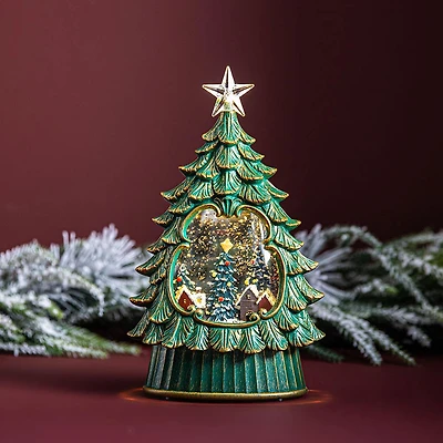 KSP Christmas Wonder 'Tree' LED Snowglobe (Green)