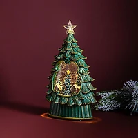 KSP Christmas Wonder 'Tree' LED Snowglobe (Green)