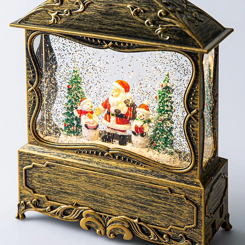 KSP Christmas Wonder 'Santa & Snowman' LED Snowglobe Lantern