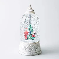 KSP Christmas Wonder 'Santa' LED Snowglobe Lantern (White)