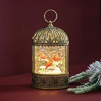 KSP Christmas Wonder 'Cardinals' LED Snowglobe (Antique Gold)