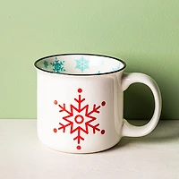 KSP Christmas Elements 'Snowflake' Ceramic Mug (530mL)