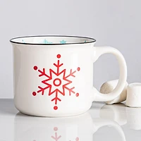 KSP Christmas Elements 'Snowflake' Ceramic Mug (530mL)