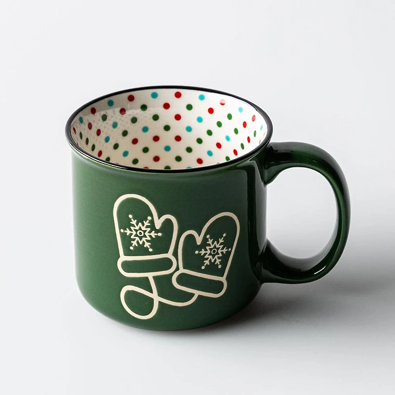 KSP Christmas Elements 'Winter Mitts' Ceramic Mug