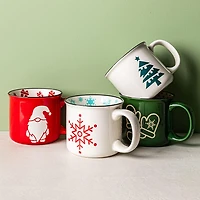 KSP Christmas Elements 'Winter Mitts' Ceramic Mug