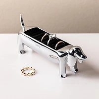 Umbra Dachsie Ring Holder 5.5 x 1.5 x 2.25" (Chrome)