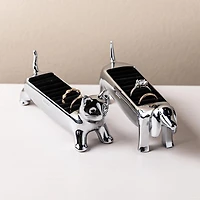 Umbra Dachsie Ring Holder 5.5 x 1.5 x 2.25" (Chrome)