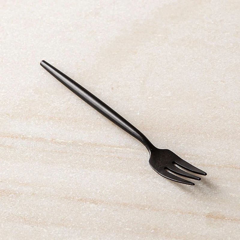 Natural Living Stainless Steel Fork 5" (Black)