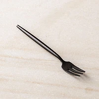 Natural Living Stainless Steel Fork 5" (Black)