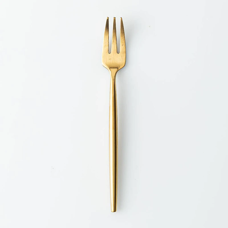 Natural Living Stainless Steel Fork 5" (Gold)