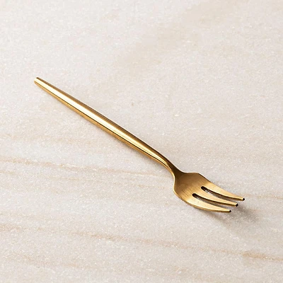 Natural Living Stainless Steel Fork 5" (Gold)