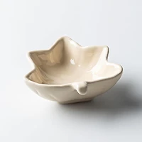 Bia Harvest 'Leaf' Stoneware Dip Bowl (Asstd.)