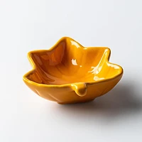 Bia Harvest 'Leaf' Stoneware Dip Bowl (Asstd.)