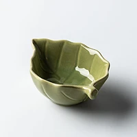 Bia Harvest 'Leaf' Stoneware Dip Bowl (Asstd.)