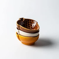 Bia Harvest 'Acorn' Stoneware Dip Bowls - Set of 3