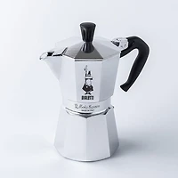 Bialetti Moka Express Stovetop Espresso Maker 6-Cup (Steel)