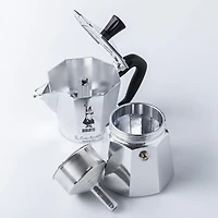 Bialetti Moka Express Stovetop Espresso Maker 6-Cup (Steel)
