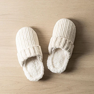 Harman Luxury Chenille Memory Foam Slippers Women