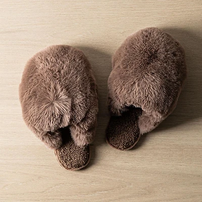 Harman Park City 'Super Plush' Memory Foam Slippers Women (Charcoal)