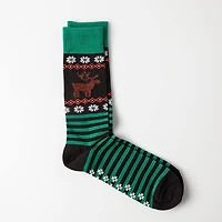 Hotsox Men's 'Reindeer' Crew Socks - 1 Pair